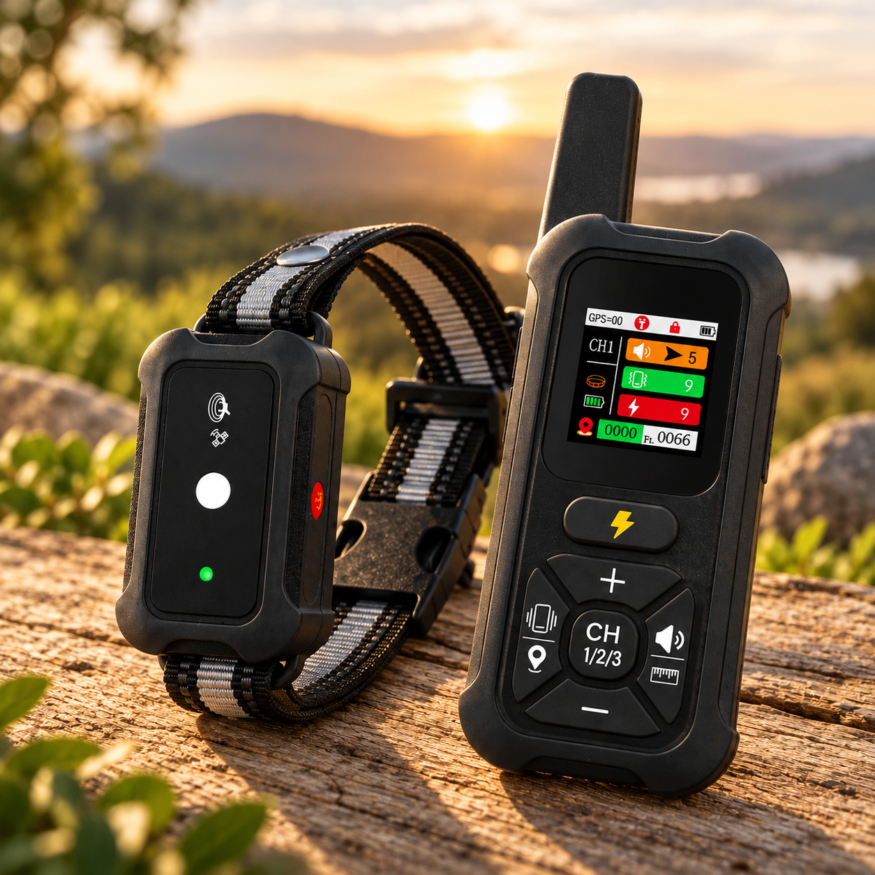 GPS Wireless Dog Fence & Training Collar